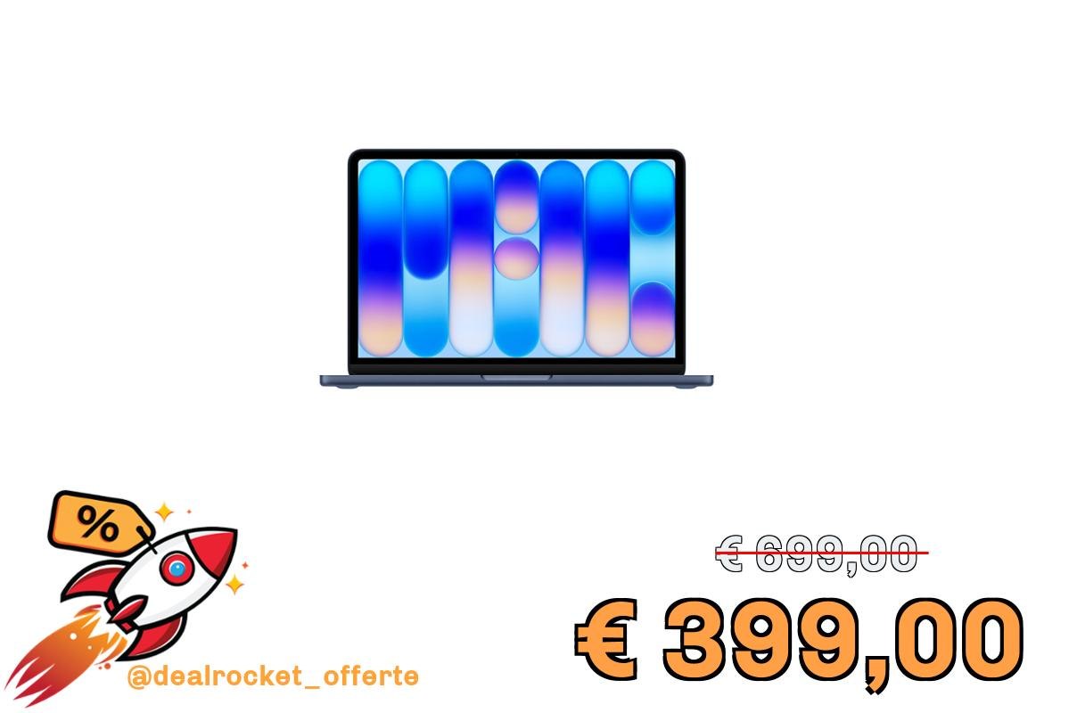 Apple MacBook Neo 13"A18 Pro chip 6‑core CPU 5‑core GPU 8GB 256GB SSD - Indaco