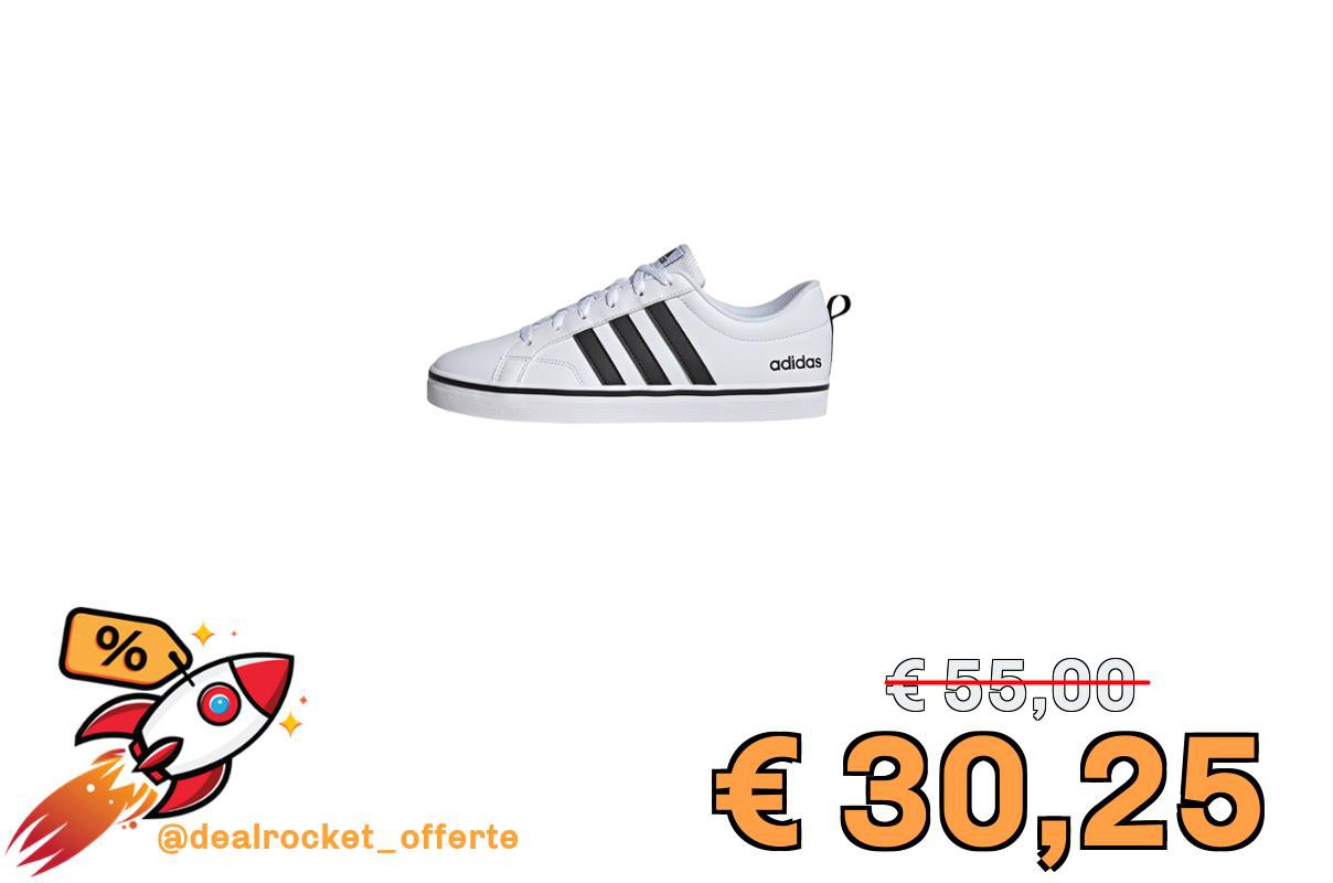 adidas Unisex - Adulto VS Pace 2.0 Shoes, Cloud White Core Black Cloud White, 45 1/3 EU