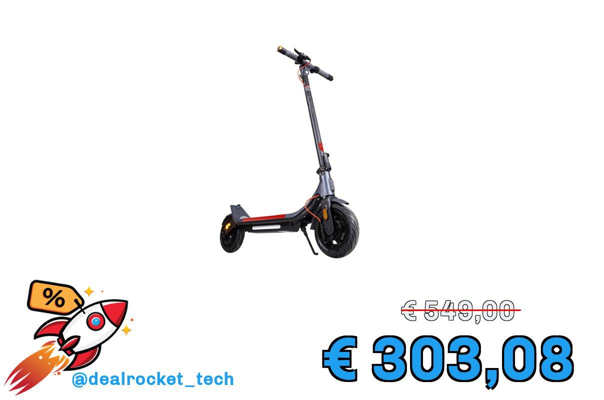 EMG Hero ES 108 EW, Monopattino Elettrico, Motore 350W, Batteria 36V 7,8Ah, Max 25 km/h, Doppio Impianto Frenante, Frenata Rigenerativa, Giroscopio, Cruise Control, Indicatori di Direzione