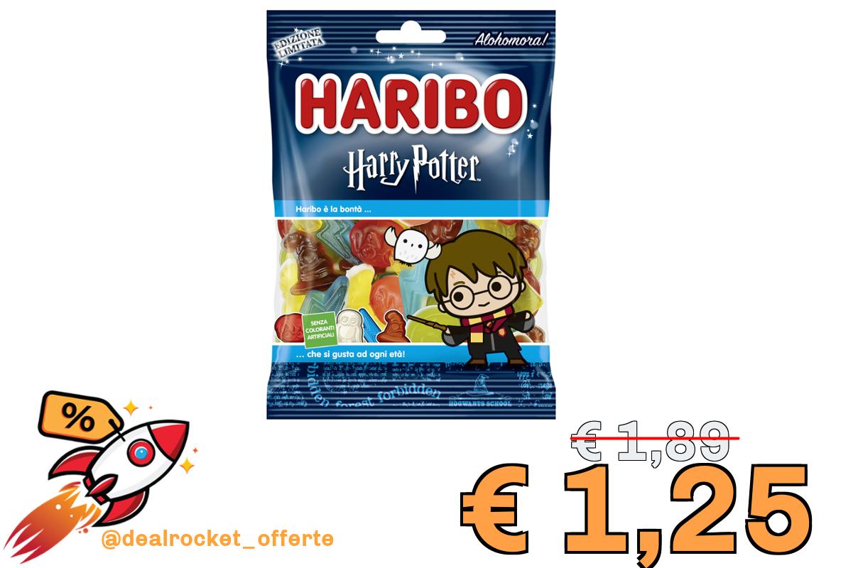 Haribo Harry Potter, Caramelle Gommose Edizione Limitata, Gusto Frutta, Ideale Come Regalo - 160gr