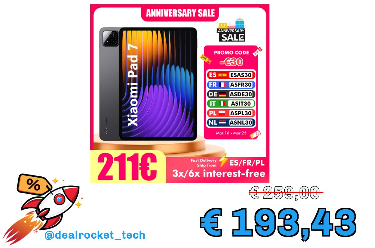 Xiaomi Pad 7 11 ”144Hz wi-fi 6E 8GB/128GB 8GB/256GB 8850mAh Tablet