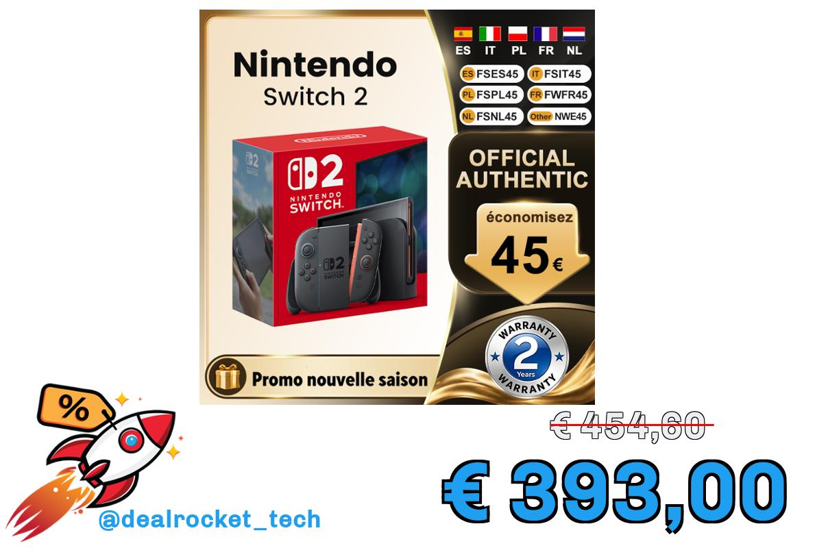 Nintendo Switch 2 – Console Versione Europea, Display 7.9″, Joy-Con