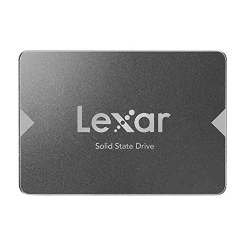 Lexar NS100 2,5″ SATA III 6Gb/s SSD 256GB, SSD 2,5 Interno, Disco a Stato Solido, Unità a Stato Solido Interna Fino a 520 MB/s di Lettura, SSD SATA per Laptop, Computer Desktop, PC