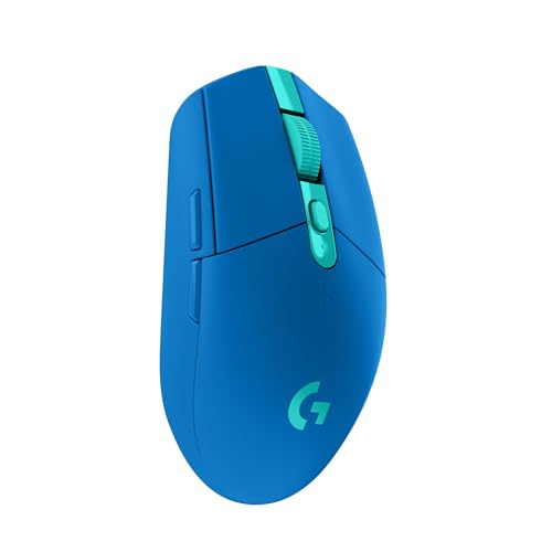 Logitech G G305 LIGHTSPEED Mouse Gaming Wireless, Sensore 12K HERO, 12.000 DPI, Design Leggero, 6 Pulsanti Programmabili, Batteria 250 Ore, Memoria Integrata, PC/Laptop – Blu