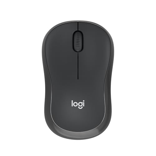 Logitech M240 Silenzioso Bluetooth Mouse, Wireless, Compatto, Portatile, Smooth Tracking, durata batteria 18 mesi, per Windows, macOS, ChromeOS, Compatibile PC, Mac, Laptop, Tablet – Grafite