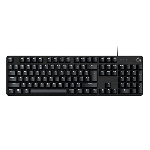 Logitech G G413 SE Tastiera Meccanica Gaming Full Size – Tastiera Retroilluminata con Switch Meccanici Tattili, Anti-Ghosting, Compatibile con Windows, macOS, Layout Italiano QWERTY – Alluminio Nero