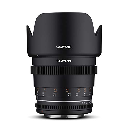 Samyang MF 50 mm T1,5 VDSLR MK2 – Obiettivo Standard Cinese e Video per MFT, Distanza Focale Fissa, Follow Focus, Pignone Full-Formato, APS-C, Risoluzione 8K