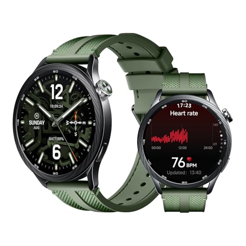 XIAOMI Watch S5 46 mm, Smartwatch per Uomo/Donna, AMOLED da 1,48″, Fitness Tracker con Monitoraggio del Sonno, 21 Giorni, 150+ Modalità Sportive, GPS Dual-Band, NFC, Android&iOS, Verde giungla