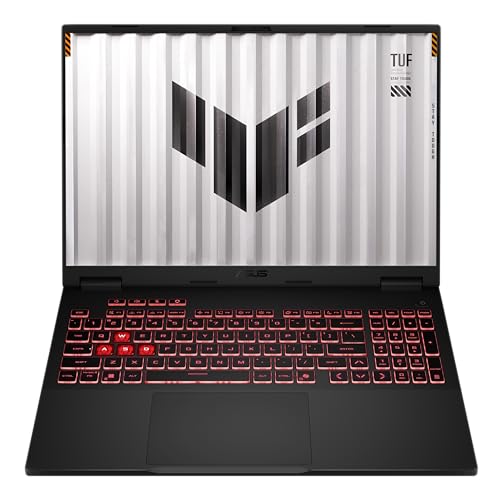 ASUS TUF Gaming A16 (2025) con NVIDIA® GeForce RTX™ 5070, processore AMD Ryzen™ 9 8940HX, Display da 16″ Anti-glare a 144Hz, RAM 16GB, 1TB SSD, Win11 Home, Grigio, Layout ITA