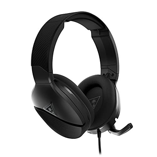 Turtle Beach Recon 200 Gen 2 Nero Cuffie da gioco amplificate – PS4, PS5, Xbox Series X|S | One e PC