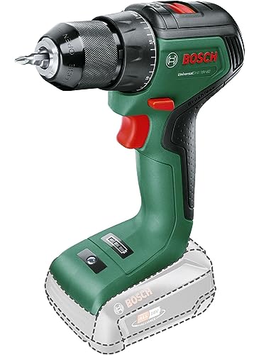 Bosch Trapano avvitatore a batteria UniversalDrill 18V-60 (senza batteria, sistema 18 Volt, in confezione di cartone)