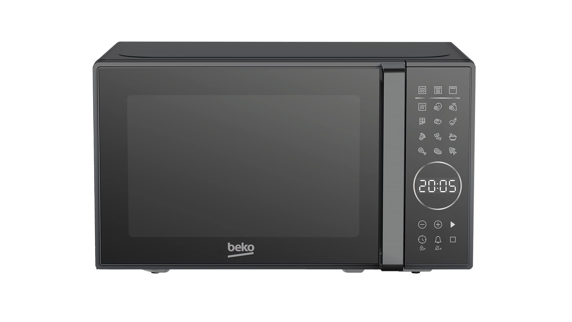Beko – MGC20130BFB – Forno a Microonde con Grill 20 Litri, 1000 W, Timer Digitale, Libera Installazione, 10 Livelli di Potenza – Nero