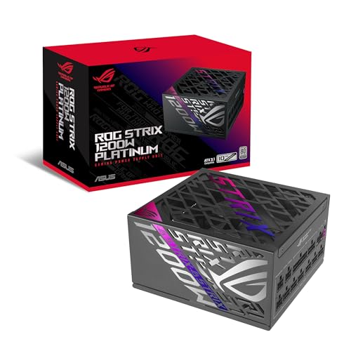 ASUS ROG STRIX 1200P GAMING, Alimentatore Modulare per PC, Nero