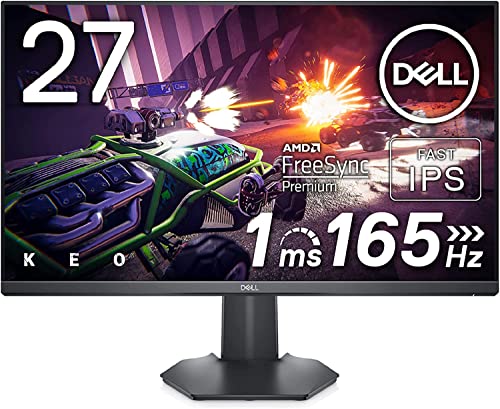 Dell G2722HS Gaming Monitor – Full HD 1920 x 1080 at 165Hz Display, 1ms Grey-to-Grey Response Time, 99% sRGB Color Gamut, AMD FreeSync Premium and NVIDIA G-Sync Compatible – Black