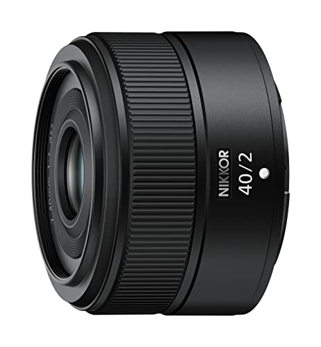 Nikon NIKKOR Z 40mm f/2, Obiettivo Standard Mirrorless, Compatto, Nitido, Luminoso, Formato FX, AF Silenzioso, nero [Nital V.I.P.: 6 anni di garanzia]