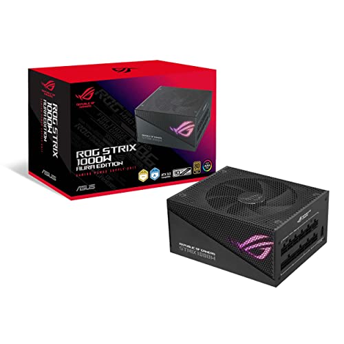 ASUS ROG STRIX 1000W Gold Aura Edition (90YE00P1-B0NA00), Nero