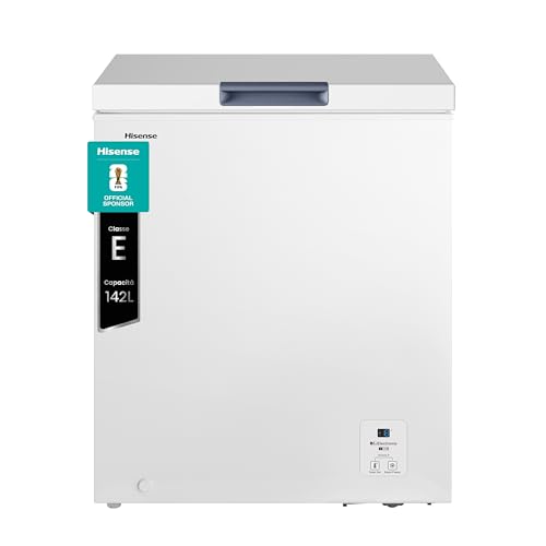Hisense MCF141E Congelatore a pozzo 142 litri, illuminazione Led, super silenzioso 40 db, classe E