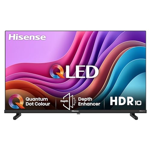 Hisense TV 40″ QLED FHD 40E53NQT, Smart TV VIDAA U6, HDR10, Game Mode, Dolby Atmos, Works with Alexa, Tuner DVB-T2/S2 HEVC 10, lativù