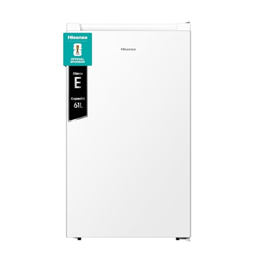 Hisense FV78D4AWE Congelatore Monoporta Verticale a libera installazione, 3 Cassetti, Capacità 61 Litri, Classe E, Bianco