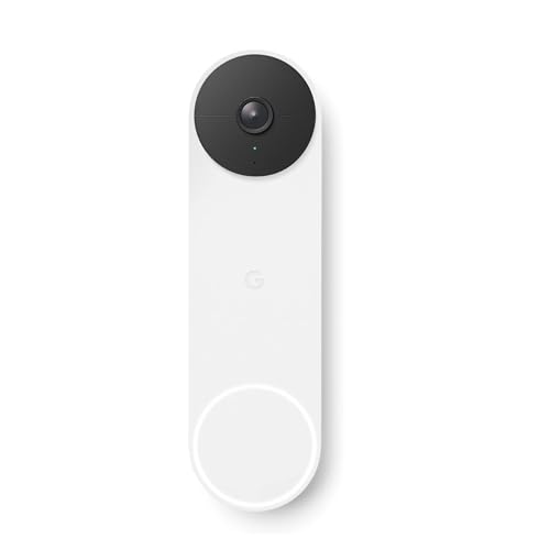 Nest Google Doorbell – per interni, campanello video senza fili, 960p, attivazione solo con movimento – Pro Edition