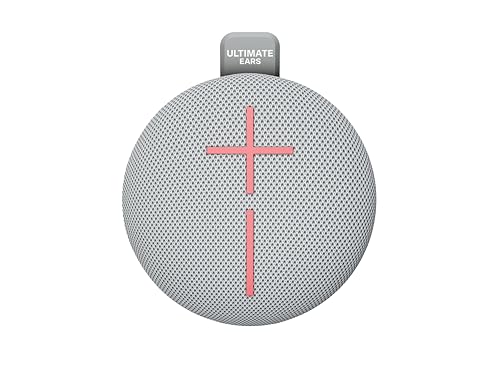 Ultimate Ears Miniroll Altoparlante Bluetooth impermeabile ultraportatile, bassi potenti, resistente alla polvere IP67, raggio d’azione di 40 m – Revive Grey