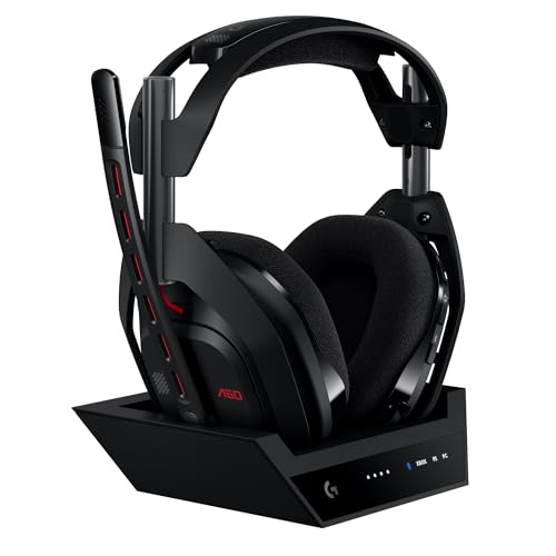 Logitech G Astro A50 cuffia e microfono gaming wireless LIGHTSPEED + base