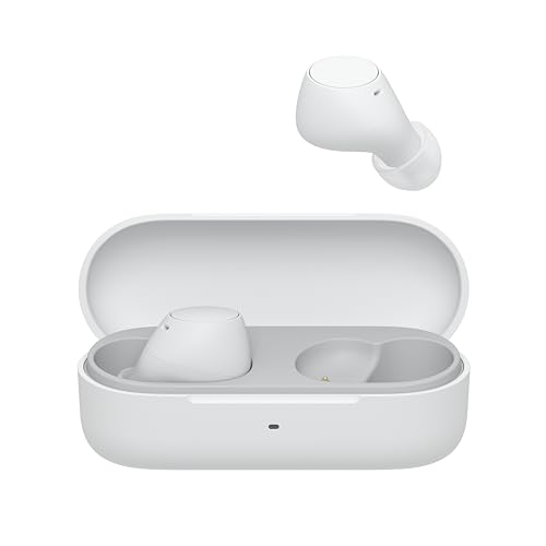 Sony WFC510 | Cuffie True Wireless – Piccole e leggere, Connessione Bluetooth Multipoint, Ambient Sound, Classificazione IPX4, Spotify Tap, Ricarica Rapida, Batteria da 22 ore, iOS e Android -Bianco