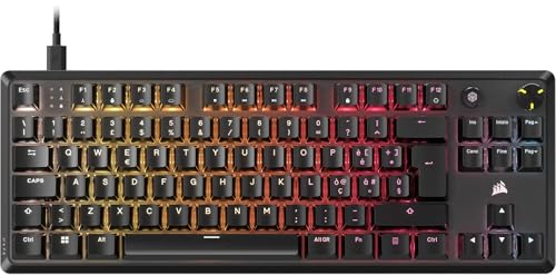 Corsair K70 CORE TKL RGB Tastiera da Gioco Meccanica Tenkeyless – Nero