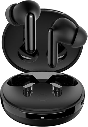Spigen Audio Cuffie Bluetooth SA-TW S10, Auricolari Bluetooth 5.3 Wireless con Fino a 30 ore di Autonomia, Resistenza acqua IPX5, USB-C Cancellazione Rumore, Cuffie Gaming Wireless EQ – Nero