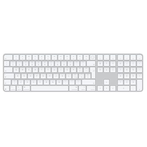 Apple Magic Keyboard con Touch ID e tastierino numerico per Mac con chip Apple – Italiano – Tasti bianchi ​​​​​​​