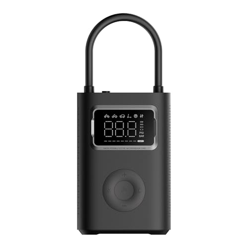 Xiaomi Portable Electric Air Compressor 2 Pro, Batteria 2500 mAh, 5 Modalità, 150 PSI, Spegnimento Automatico, Display Digitale & Luce LED, USB‑C – Ideale per Auto, Bici, Moto, Monopattino & Palloni
