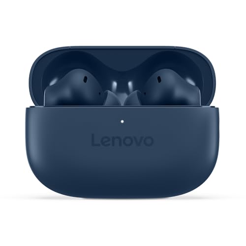 Lenovo TWS Auricolari Yoga PC Edition Blu Cosmic Cancellazione attiva del rumore Bluetooth 5.3 Auricolari wireless ENC 3-Mic Chiamate Chiare AI EQ Mode Switch per giochi, film, musica e riunioni