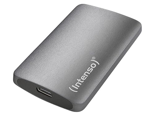Intenso TX800 – SSD esterno, 2 TB, fino a 2100 MB/s, unità a stato solido portatile, USB 3.2 Gen 2×2, USB-C, alloggiamento in alluminio, antracite, Windows & Mac