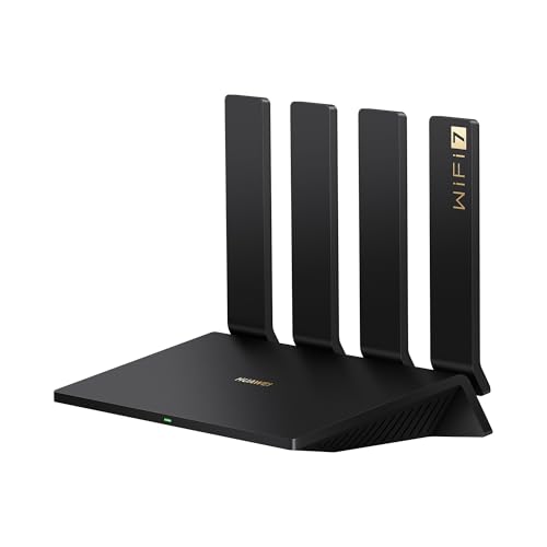 HUAWEI WiFi BE3 Pro, Wi-Fi 7 doppia banda 3,6 Gbps, Smart Antenna, 2×2,5GE+2xGE, Configurazione semplice, Diagnostica Wi-Fi visualizzata, Controlli genitori, HomeSec, Esclusivamente su Amazon