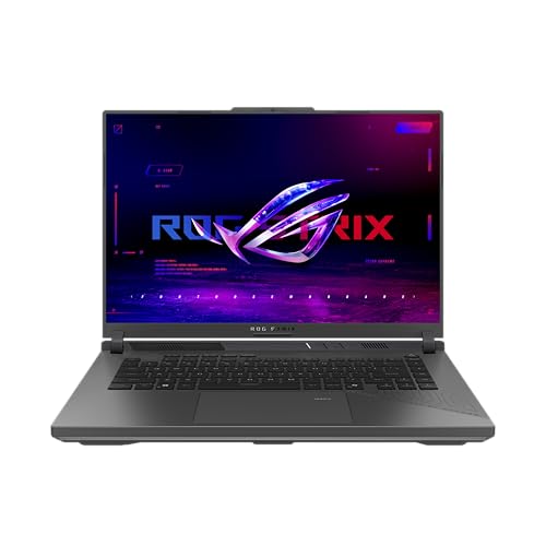 ASUS ROG Strix G16 G614PM-S5004W Computer portatile da gioco | 16″ | AMD Ryzen 9 8940HX | 16 GB RAM | 1 TB SSD | NVIDIA GeForce RTX 5060 | Windows OS | Tastiera QWERTY