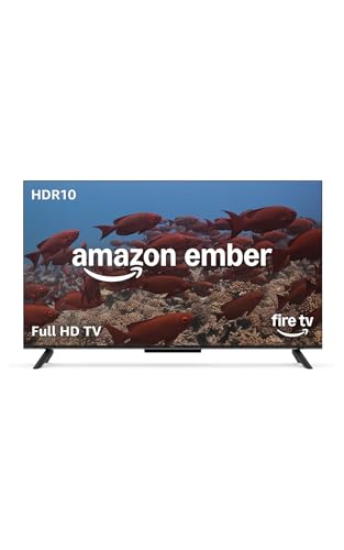 Amazon Ember Serie 2 da 32″ con Fire TV (ultimo modello), smart TV HD con telecomando Alexa, streaming veloce, Dolby Audio, modalità ambiente, TV in diretta gratuita