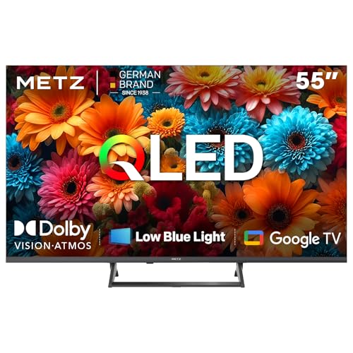 Metz TV 55″ 4K Smart Google TV 55MQF7500Z, QLED, HDR10+, Dolby Vision & Atmos, MEMC, Blue Light Reduction EyeCare, Bluetooth Remote Control, DVB-T2/C/S2 Tuner