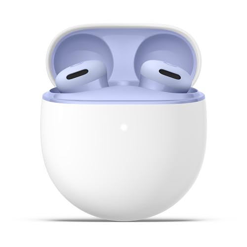 Google Pixel Buds 2a – Auriculares inalámbricos con Cancelación de Ruido Activa – Ligeros y cómodos – Resistentes al Agua – Compatibles con Bluetooth – Lila