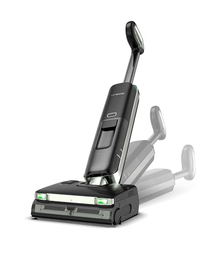 Tineco FLOOR ONE S7 Master Lavapavimenti aspirapolvere senza fili, raschietto senza striature, corpo ultrasottile da 9,9 cm, aspirazione da 23000 Pa, sistema autopulente Flashdry