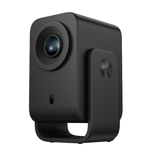 Proiettore portatile TCL C1 GTV, Proiettore 1080p nativo, gimbal e Netflix integrati. Wi‑Fi/Bluetooth, 30.000h durata, autofocus, audio Dolby 8W, proiezione fino a 120” incluso soffitto.