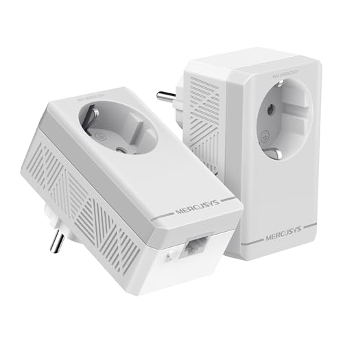 MERCUSYS MP300P KIT Powerline AV600Mbps Presa Passante HomePlug AV2