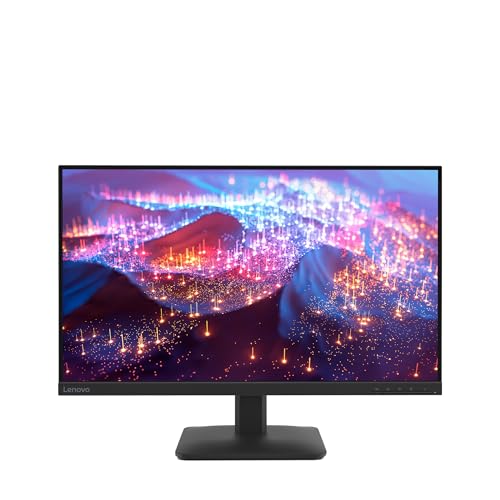 Lenovo L27-41 Monitor 27″ FHD (1920×1080) Frameless, IPS, 100Hz, Regolabile, Porte HDMI e VGA, Cavo HDMI incluso – Raven Black