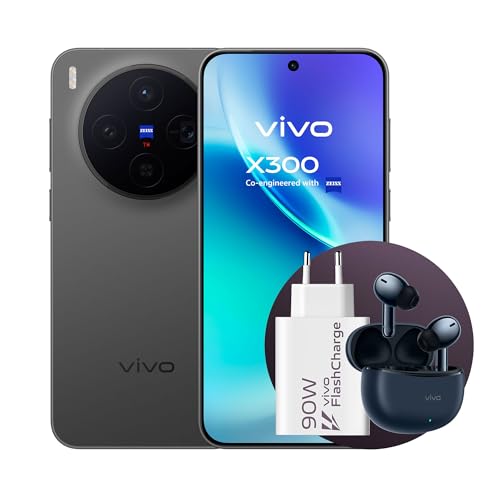 vivo X300 5G, Cameraphone con fotocamera principale ZEISS da 200 MP, 16+16GB RAM，512GB ROM, schermo piatto da 6,31 pollici, Dimensity 9500, IP68 e IP69, NFC