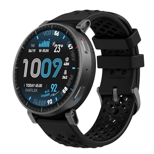 Amazfit Active Max Smartwatch 1,5” AMOLED, 25 Giorni Autonomia, Mappe Offline, NFC, GPS, 4GB di Memoria, 170+ Sportive, 5 ATM, Monitoraggio Fitness, Sonno & Battito per AndroidPhone