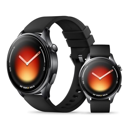 XIAOMI Watch 5 Smartwatch, Google Wear OS, NFC Pay, AI, Gemini, display AMOLED da 1,54”, durata della batteria di 6 giorni, GPS fitness tracker, controllo gestuale, Bluetooth da 47 mm, Black