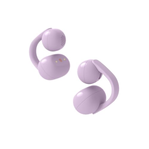 Sony LinkBuds Clip, Auricolari Wireless Open-ear a Clip, Comfort per Tutto il Giorno, fino a 37 ore di Autonomia, Chiamate Nitide e Bluetooth Multipoint per Lavoro e Uso Quotidiano – Lavender
