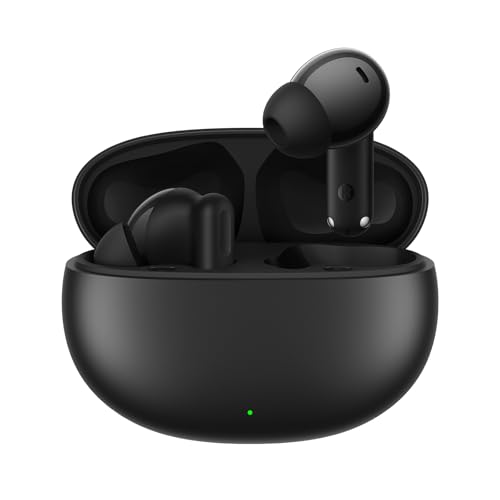 realme TechLife Buds, Auricolari wireless Bluetooth in-ear,Durata Della Batteria fino a 36 Ore, Latenza da 45 mm, Resistenza IPX4, Cuffiette Bluetooth per AndroideOS,Nero