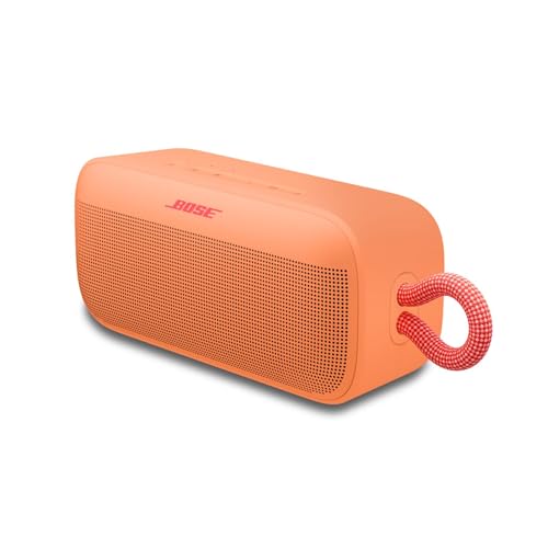 Bose SoundLink Plus diffusore Bluetooth portatile, da esterno wireless, fino a 20 ore di autonomia, impermeabile e a prova di polvere, Tramonto pesca – Edizione limitata
