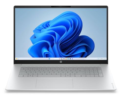 HP OmniBook 3 17-dp0000slx, Notebook, AMD Ryzen 7 160, 8 GB RAM, 512 GB, AMD Radeon 680M integrata, Display 17,3″ FHD IPS Antiriflesso 300 nits, Laptop, Windows 11, Portatile, Argento