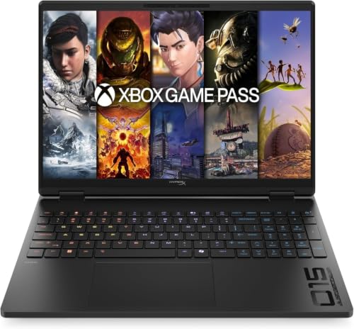 HP HyperX OMEN 15-ga0002slx, Notebook, Intel Core 7-240H, 16 GB RAM, 512 GB SSD, NVIDIA RTX 5060 8GB, 15,6″ 2K VRR 165Hz, Laptop, 1080p TNR Cam, Windows 11, Portatile, Nero